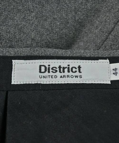 DISTRICT（ディストリクト）スラックス グレー サイズ:44(S位) メンズ/2200652377026