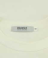 DISTRICT（ディストリクト）Tシャツ・カットソー 白 サイズ:S メンズ/2200700452101