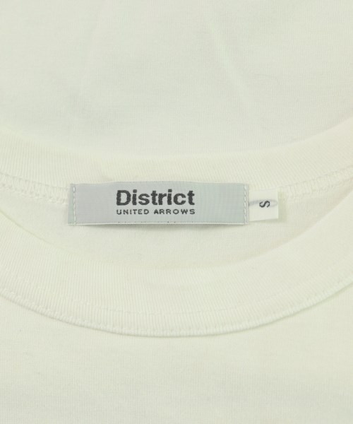 DISTRICT（ディストリクト）Tシャツ・カットソー 白 サイズ:S メンズ/2200700452118