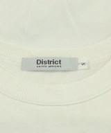 DISTRICT（ディストリクト）Tシャツ・カットソー 白 サイズ:S メンズ/2200700452118