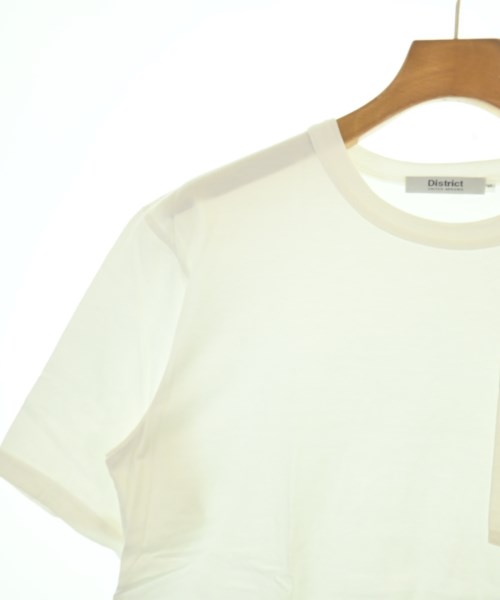 DISTRICT（ディストリクト）Tシャツ・カットソー 白 サイズ:S メンズ/2200700452125