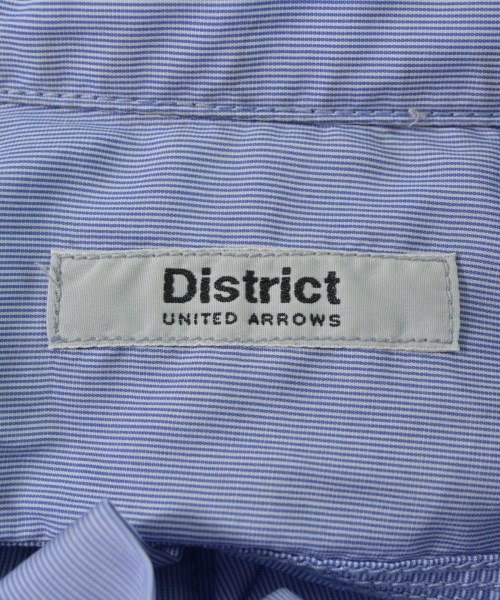 DISTRICT（ディストリクト）カジュアルシャツ 青 サイズ:XL メンズ/2200705825030
