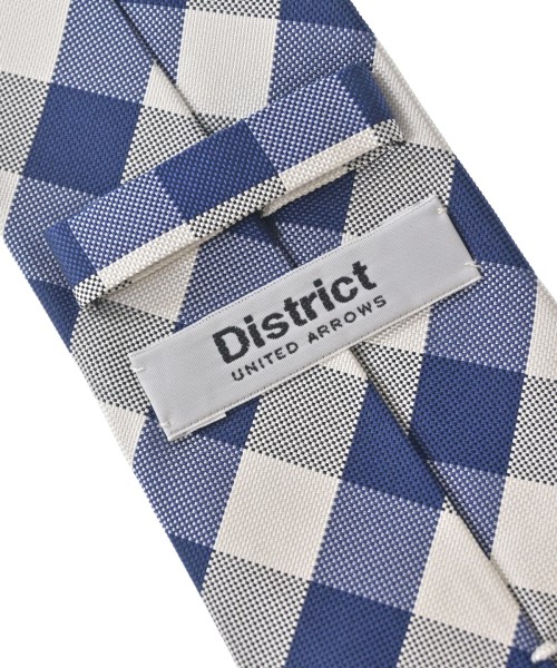 DISTRICT（ディストリクト）ネクタイ 白 サイズ:- メンズ/2200704642171
