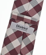 DISTRICT（ディストリクト）ネクタイ 赤 サイズ:- メンズ/2200704666542