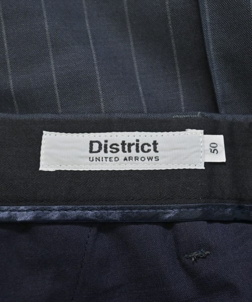 DISTRICT（ディストリクト）スラックス 紺 サイズ:50(XL位) メンズ/2200662241089