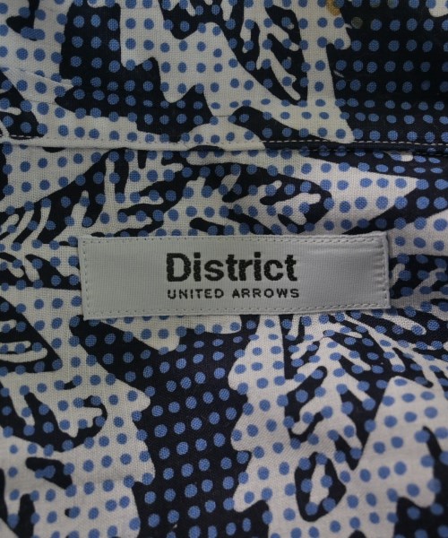 DISTRICT（ディストリクト）カジュアルシャツ 紺 サイズ:L メンズ/2200732836016