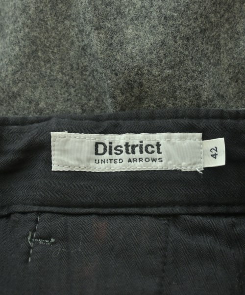 DISTRICT（ディストリクト）スラックス グレー サイズ:42(XS位) メンズ/2200735833012