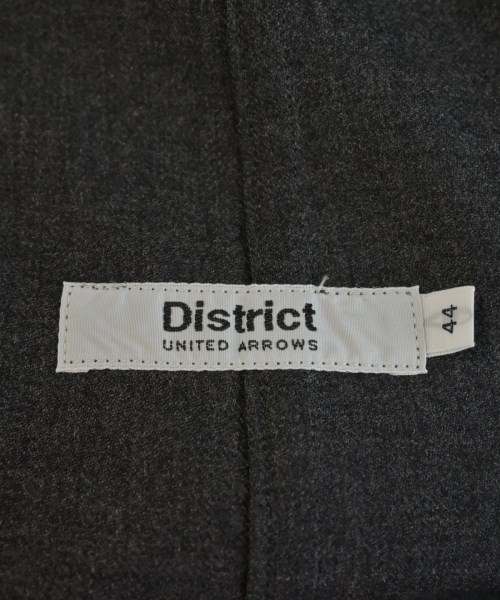 DISTRICT（ディストリクト）ジャケット グレー サイズ:44(S位) メンズ/2200727157010