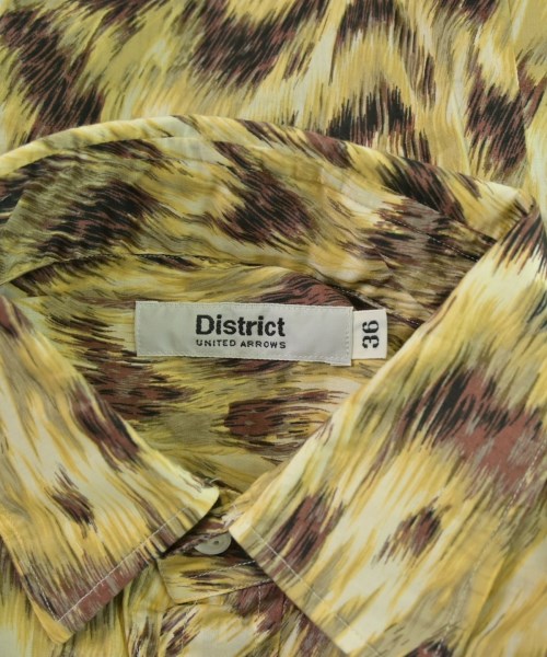 DISTRICT（ディストリクト）カジュアルシャツ ベージュ サイズ:36(XS位) メンズ/2200684947037