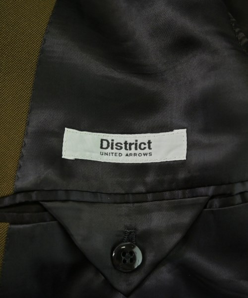DISTRICT（ディストリクト）テーラードジャケット 茶 サイズ:46(M位) メンズ/2200686161035