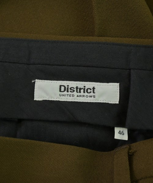 DISTRICT（ディストリクト）スラックス 茶 サイズ:46(M位) メンズ/2200686161042