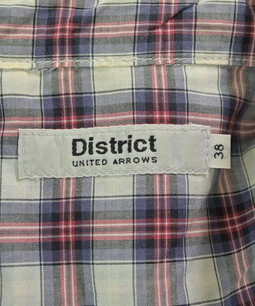 DISTRICT（ディストリクト）カジュアルシャツ 白 サイズ:38(S位) メンズ/2200688445010