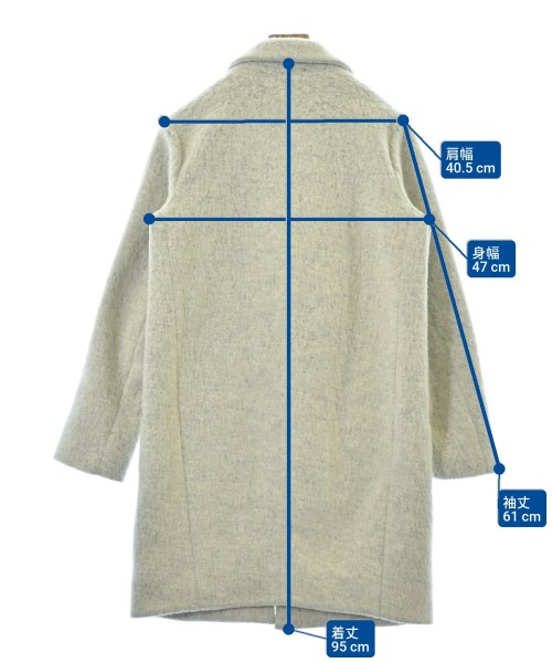 Elizabeth and James（エリザベスアンドジェームス）チェスターコート グレー サイズ:XS レディース/2200626936785