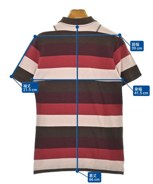 PRETTY GREEN（プリティー　グリーン）ポロシャツ 茶 サイズ:2(M位) メンズ/2200640282035