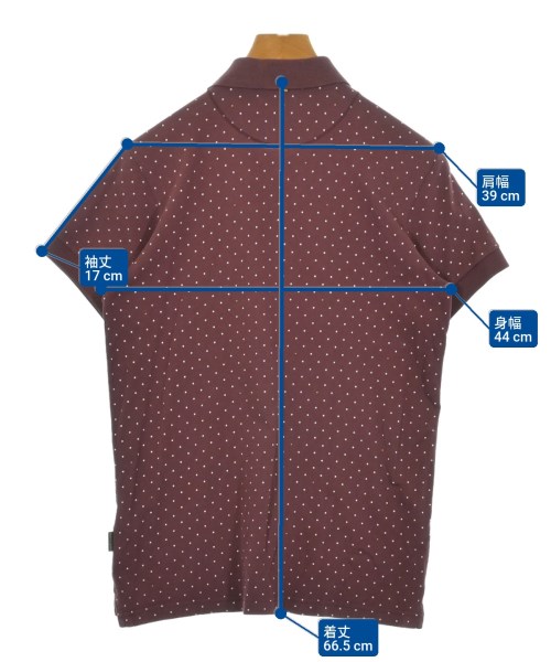 PRETTY GREEN（プリティー　グリーン）ポロシャツ 赤 サイズ:2(M位) メンズ/2200640282066