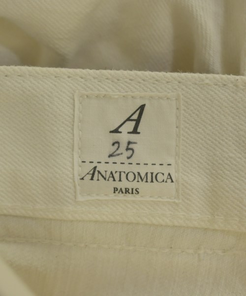 ANATOMICA（アナトミカ）デニムパンツ 白 サイズ:25(S位) レディース/2200622127200
