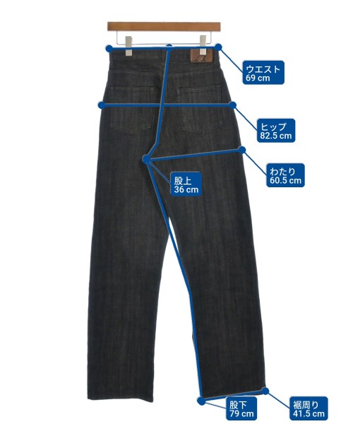 ANATOMICA（アナトミカ）デニムパンツ 黒 サイズ:28(L位) レディース/2200643586161