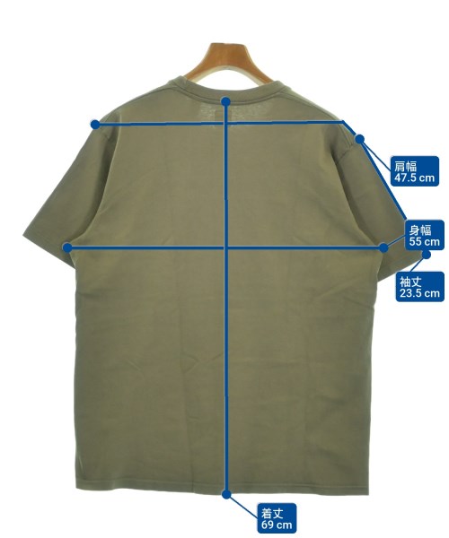 ANATOMICA（アナトミカ）Tシャツ・カットソー カーキ サイズ:L メンズ/2200614201116