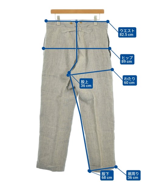 ANATOMICA（アナトミカ）スラックス グレー サイズ:42(XS位) メンズ/2200616856345