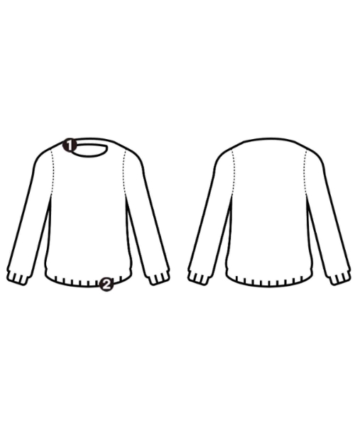 ANATOMICA（アナトミカ）ニット・セーター 青 サイズ:36(M位) メンズ/2200614496024