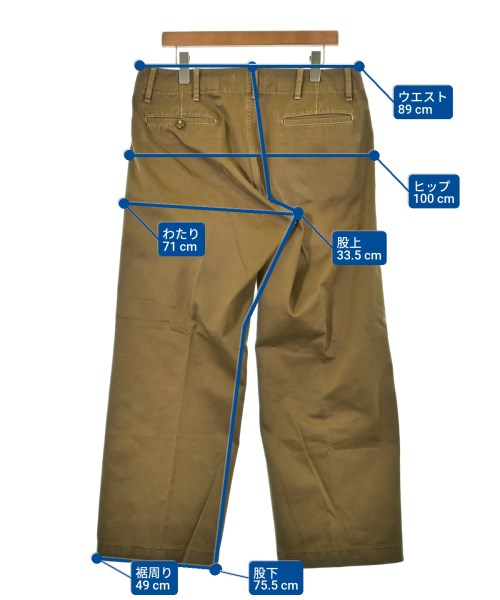 NIGEL CABOURN（ナイジェルケーボン）チノパン 茶 サイズ:54(XXL位) メンズ/2200615591155