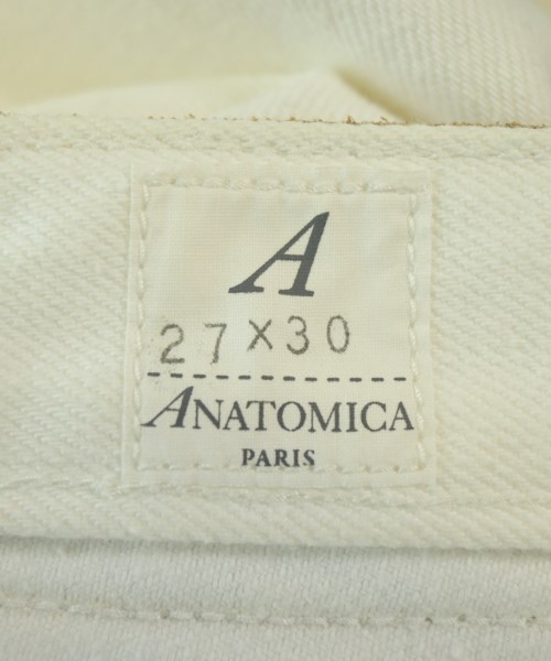 ANATOMICA（アナトミカ）デニムパンツ 白 サイズ:27(M位) レディース/2200675510028