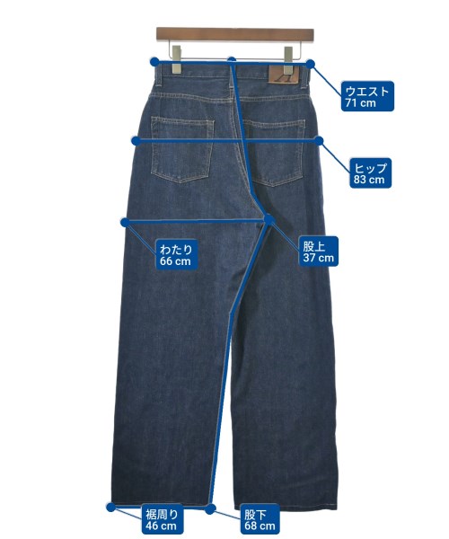 ANATOMICA（アナトミカ）デニムパンツ 紺 サイズ:28(L位) レディース/2200644182027