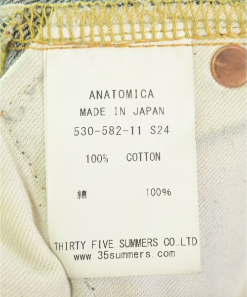 ANATOMICA（アナトミカ）デニムパンツ 紺 サイズ:36(XXL位) メンズ/2200716730026
