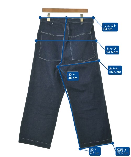 ANATOMICA（アナトミカ）デニムパンツ 紺 サイズ:34(XL位) メンズ/2200649386246