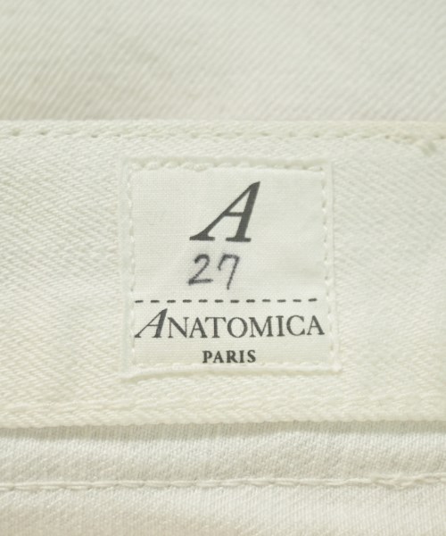 ANATOMICA（アナトミカ）デニムパンツ 白 サイズ:27(M位) レディース/2200708224052