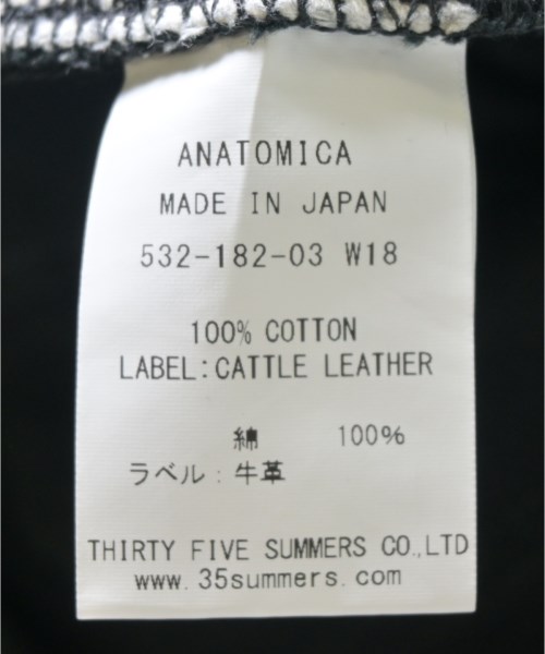 ANATOMICA（アナトミカ）その他 黒 サイズ:30(M位) メンズ/2200709120018