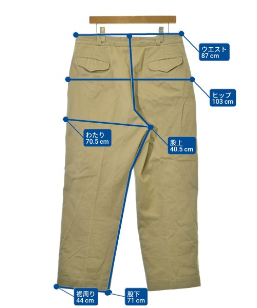 ANATOMICA（アナトミカ）チノパン ベージュ サイズ:36(XXL位) メンズ/2200666952134