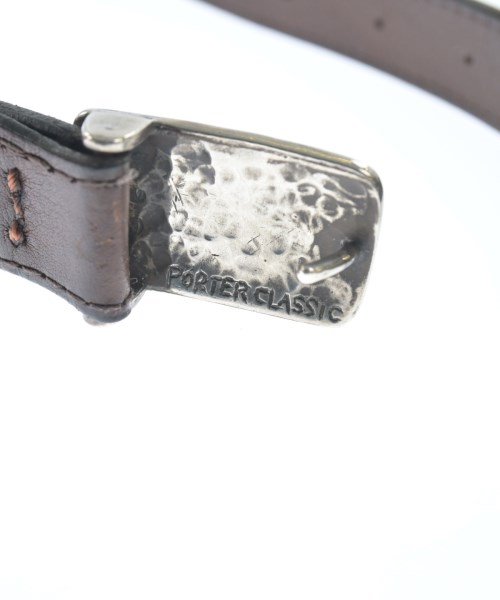 PORTER CLASSIC（ポータークラシック）ベルト 茶 サイズ:- メンズ/2200636720039