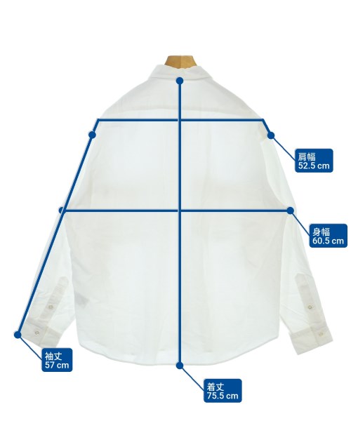 PORTER CLASSIC（ポータークラシック）カジュアルシャツ 白 サイズ:M メンズ/2200634582073