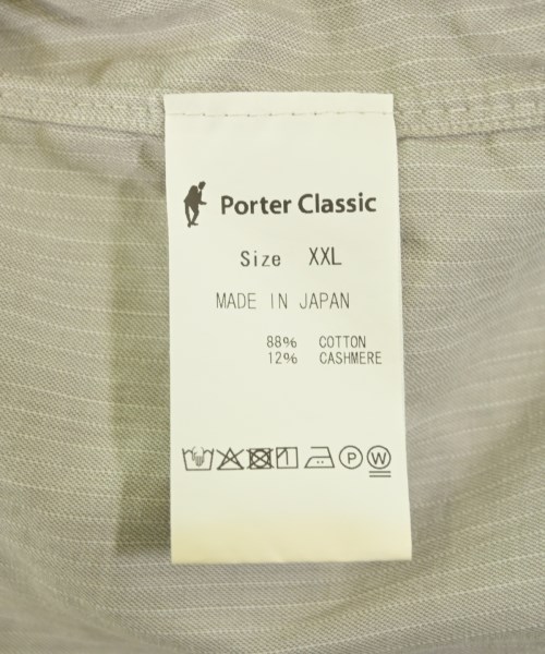 PORTER CLASSIC（ポータークラシック）カジュアルシャツ ベージュ サイズ:XXL メンズ/2200643728042