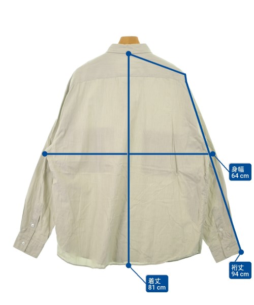 PORTER CLASSIC（ポータークラシック）カジュアルシャツ ベージュ サイズ:XXL メンズ/2200643728042