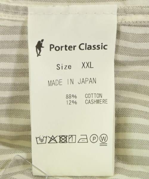 PORTER CLASSIC（ポータークラシック）カジュアルシャツ グレー サイズ:XXL メンズ/2200643728059
