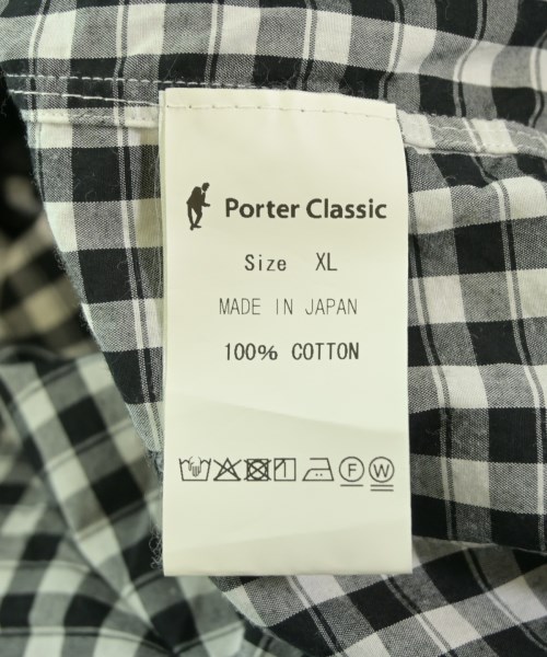 PORTER CLASSIC（ポータークラシック）カジュアルシャツ 黒 サイズ:XL メンズ/2200643728066