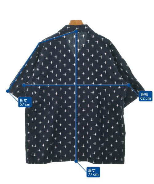 PORTER CLASSIC（ポータークラシック）カジュアルシャツ 紺 サイズ:4(XL位) メンズ/2200643728073