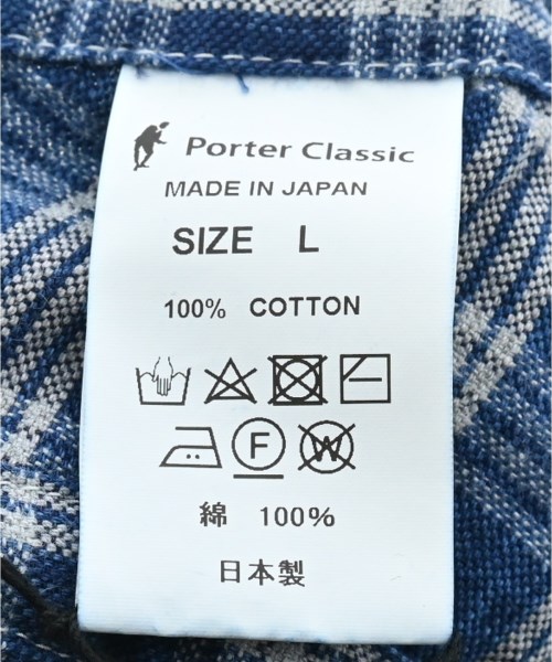 PORTER CLASSIC（ポータークラシック）キャップ 青 サイズ:L メンズ/2200643728332