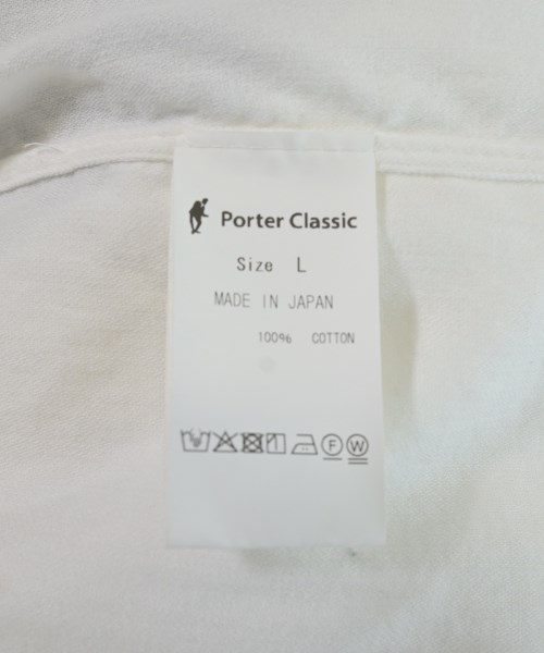 PORTER CLASSIC（ポータークラシック）カジュアルシャツ 白 サイズ:L メンズ/2200626448141