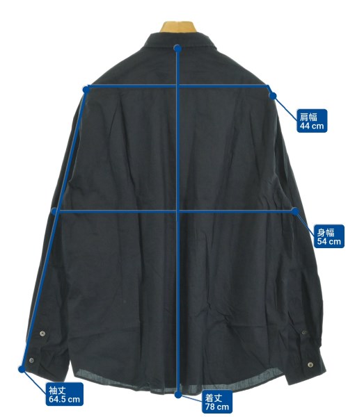 PORTER CLASSIC（ポータークラシック）カジュアルシャツ 黒 サイズ:XL メンズ/2200612587045