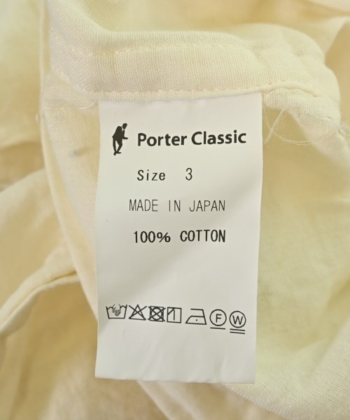 PORTER CLASSIC（ポータークラシック）カジュアルシャツ 白 サイズ:3(L位) メンズ/2200604893703