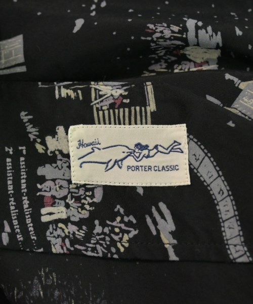 PORTER CLASSIC（ポータークラシック）カジュアルシャツ 黒 サイズ:XL メンズ/2200609272121