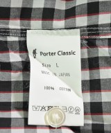 PORTER CLASSIC（ポータークラシック）カジュアルシャツ 黒 サイズ:L メンズ/2200674711020