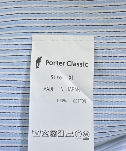 PORTER CLASSIC（ポータークラシック）カジュアルシャツ 青 サイズ:XL メンズ/2200679587361
