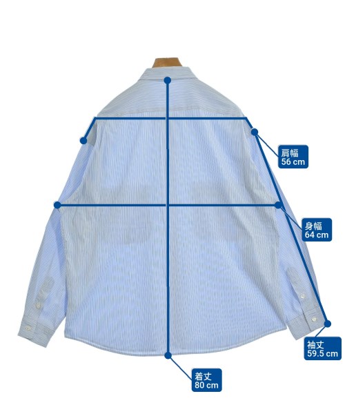 PORTER CLASSIC（ポータークラシック）カジュアルシャツ 青 サイズ:XL メンズ/2200679587361