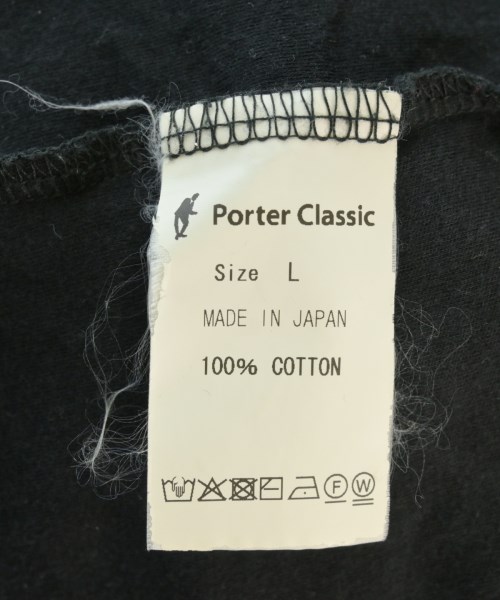 PORTER CLASSIC（ポータークラシック）Tシャツ・カットソー 黒 サイズ:L メンズ/2200694958108