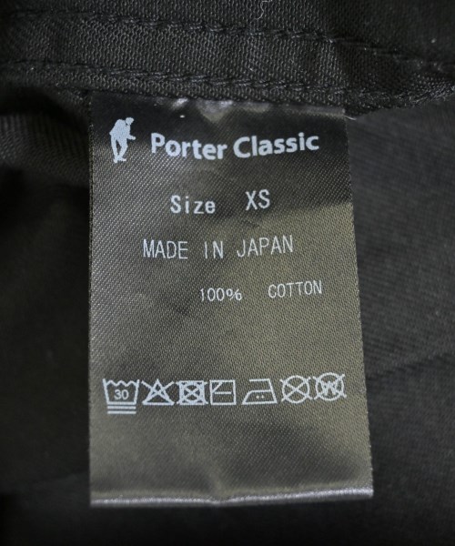 PORTER CLASSIC（ポータークラシック）チノパン 黒 サイズ:XS メンズ/2200700307012