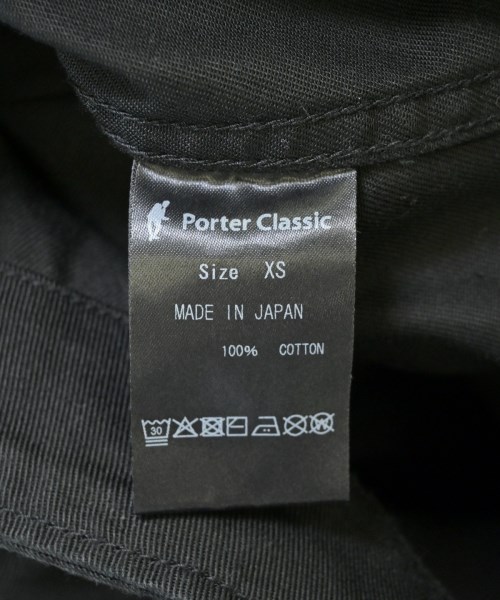 PORTER CLASSIC（ポータークラシック）スラックス 黒 サイズ:XS メンズ/2200699328104